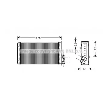 Système de chauffage AVA QUALITY COOLING RT6226
