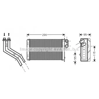 Système de chauffage AVA QUALITY COOLING RT6227