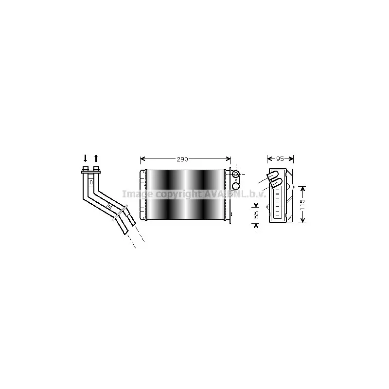Système de chauffage AVA QUALITY COOLING RT6227