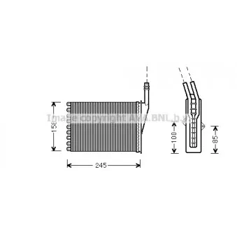 Système de chauffage AVA QUALITY COOLING RT6250