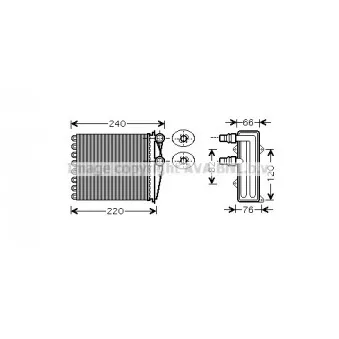 Système de chauffage AVA QUALITY COOLING RT6380
