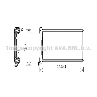 Système de chauffage AVA QUALITY COOLING RT6569