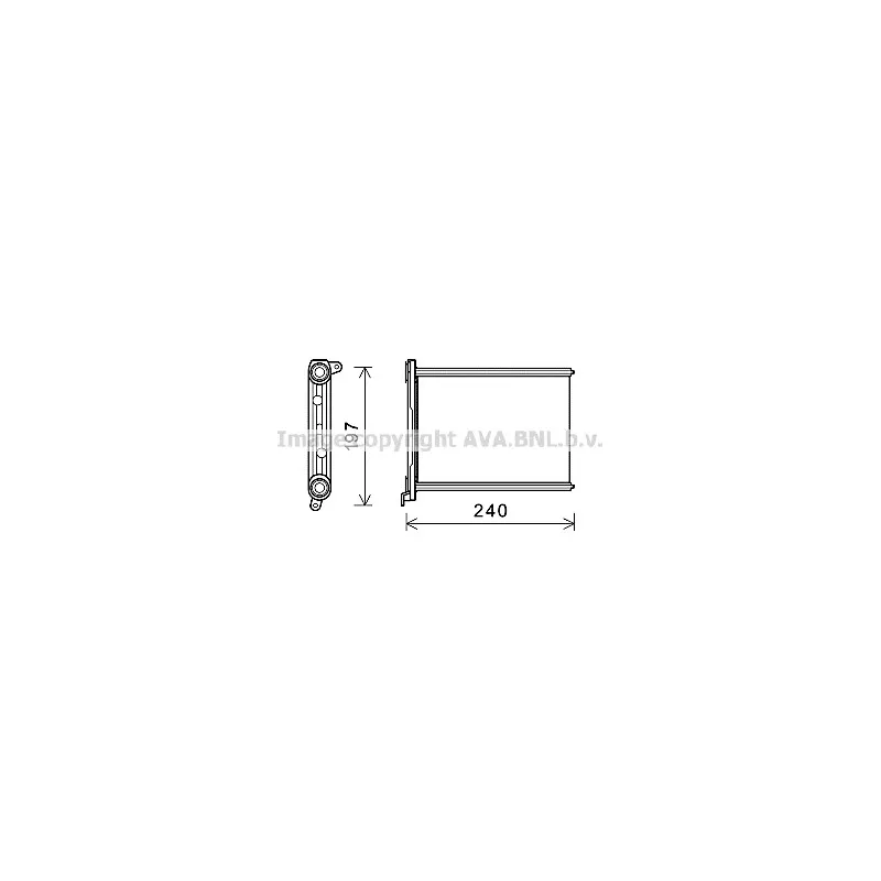Système de chauffage AVA QUALITY COOLING RT6569