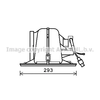 Moteur électrique, pulseur d'air habitacle AVA QUALITY COOLING RT8613