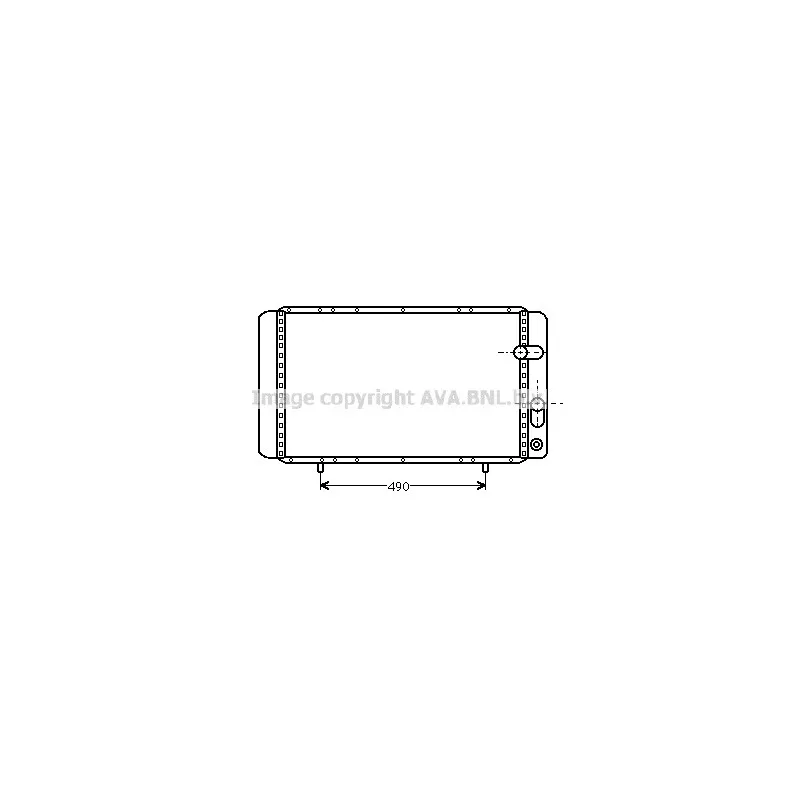 Radiateur, refroidissement du moteur AVA QUALITY COOLING RTA2202