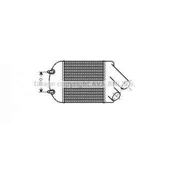 Intercooler, échangeur AVA QUALITY COOLING RTA4222