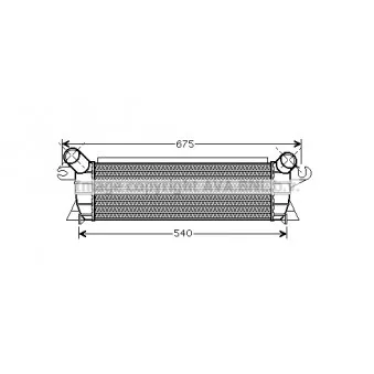 Intercooler, échangeur AVA QUALITY COOLING