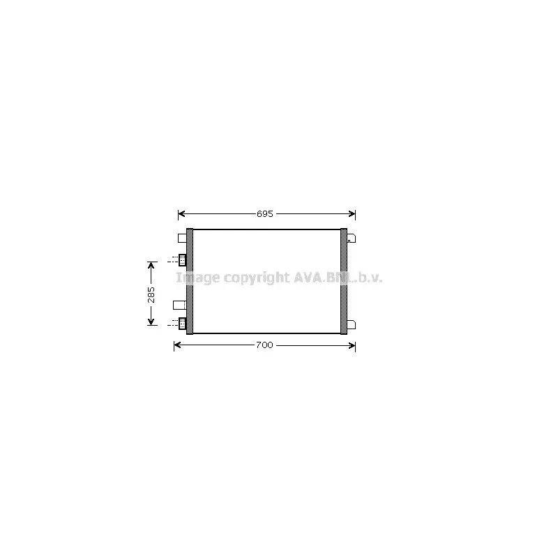 Condenseur, climatisation AVA QUALITY COOLING RTA5305