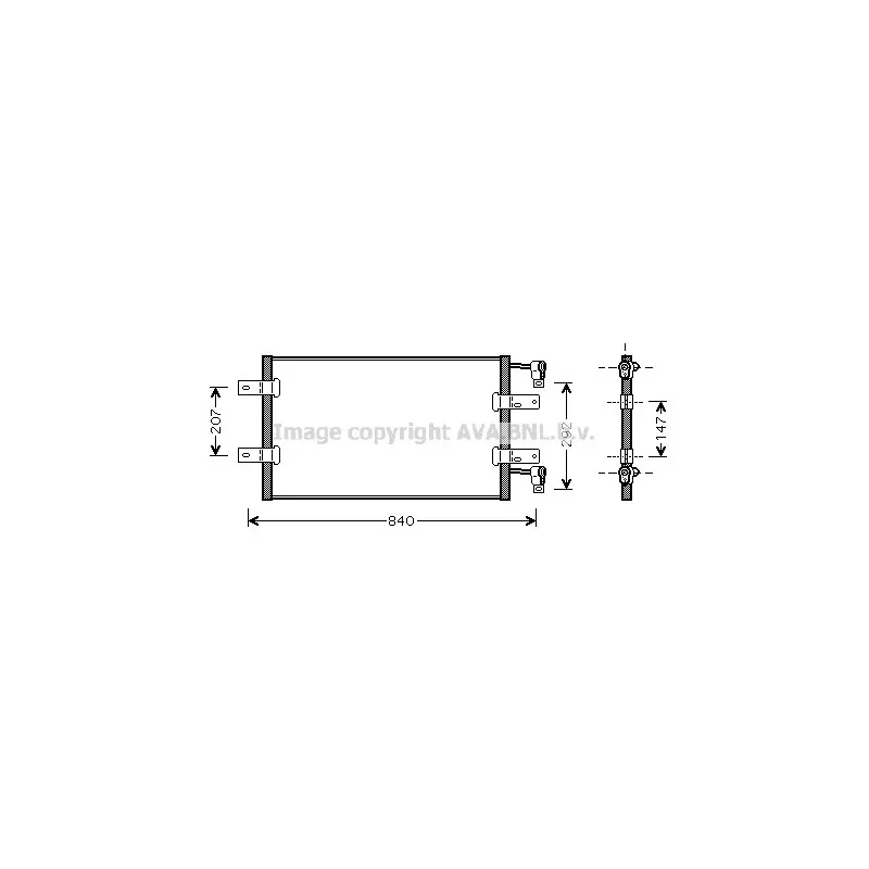 Condenseur, climatisation AVA QUALITY COOLING RTA5314