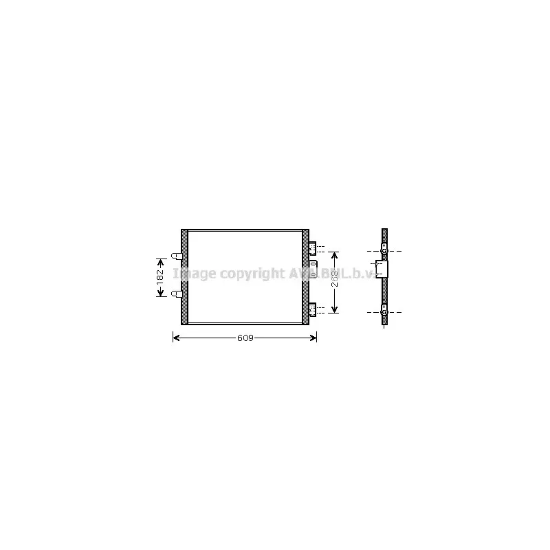 Condenseur, climatisation AVA QUALITY COOLING RTA5315