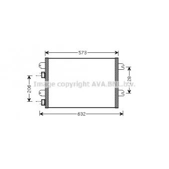 Condenseur, climatisation AVA QUALITY COOLING RTA5317