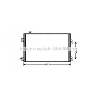 Condenseur, climatisation AVA QUALITY COOLING RTA5347
