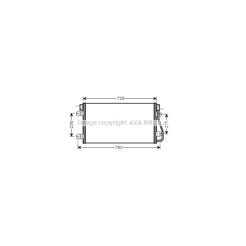 Condenseur, climatisation AVA QUALITY COOLING RTA5348
