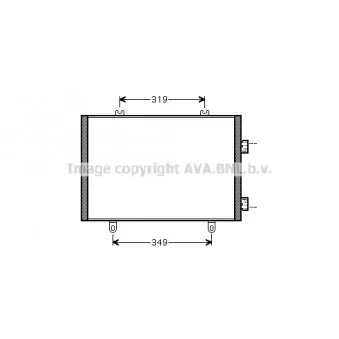 Condenseur, climatisation AVA QUALITY COOLING RTA5349