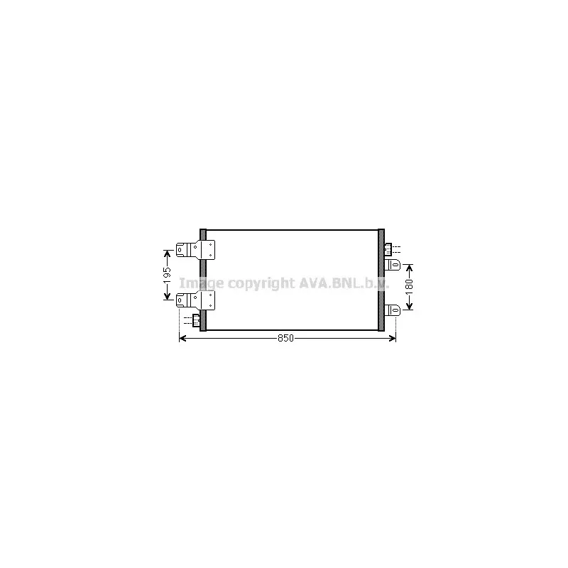 Condenseur, climatisation AVA QUALITY COOLING RTA5443