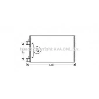 Condenseur, climatisation AVA QUALITY COOLING RTA5444