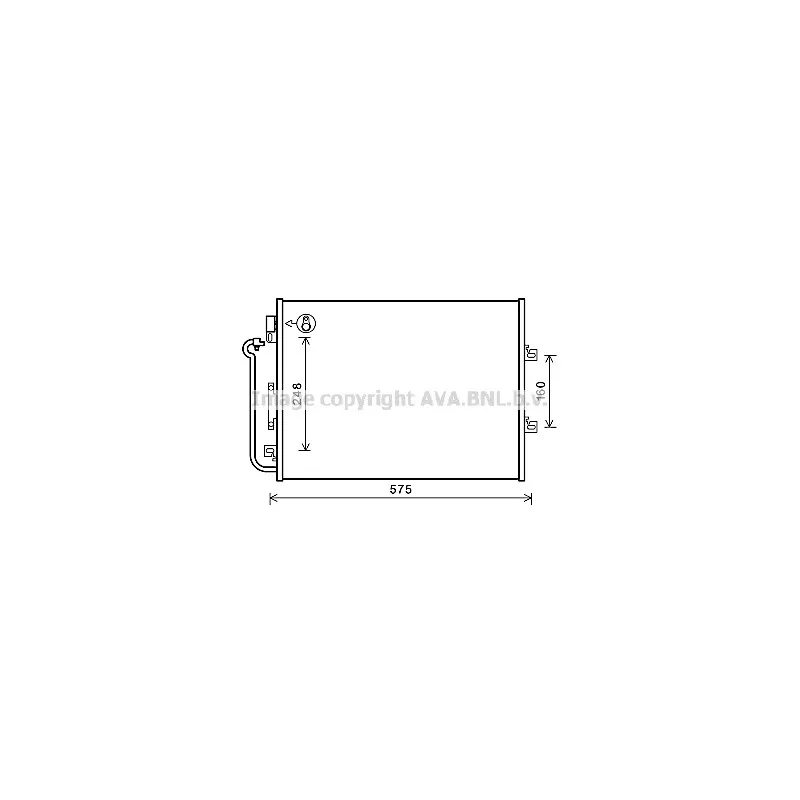 Condenseur, climatisation AVA QUALITY COOLING RTA5454