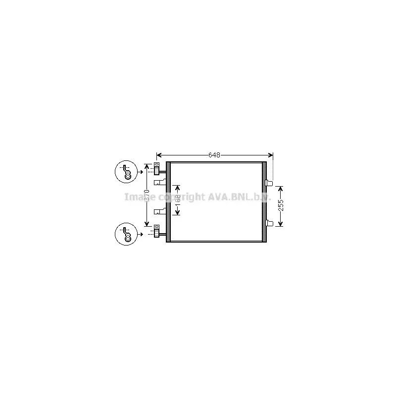 Condenseur, climatisation AVA QUALITY COOLING RTA5459