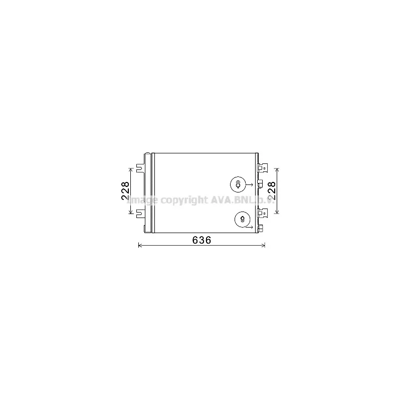 Condenseur, climatisation AVA QUALITY COOLING RTA5467D