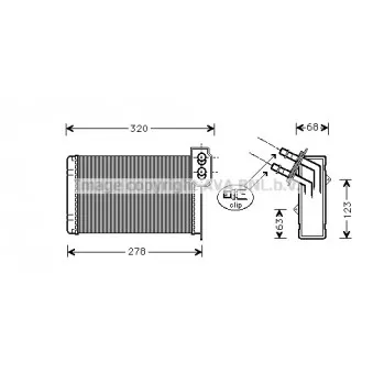 Système de chauffage AVA QUALITY COOLING RTA6099