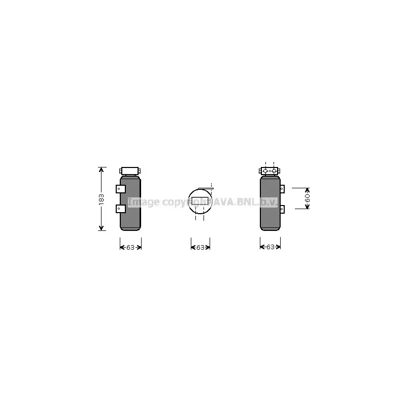 Filtre déshydratant, climatisation AVA QUALITY COOLING RTD287