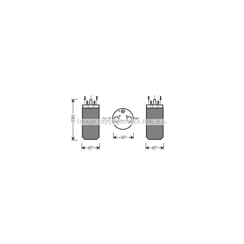 Filtre déshydratant, climatisation AVA QUALITY COOLING RTD350