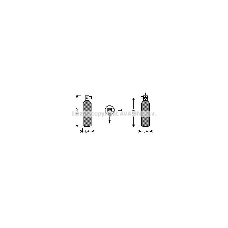 Filtre déshydratant, climatisation AVA QUALITY COOLING RTD370