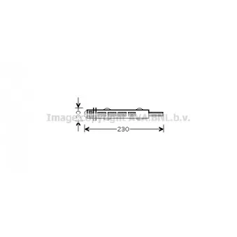 Filtre déshydratant, climatisation AVA QUALITY COOLING RTD431