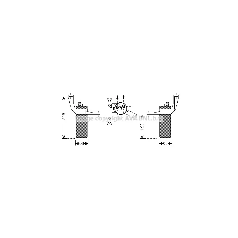 Filtre déshydratant, climatisation AVA QUALITY COOLING RTD442