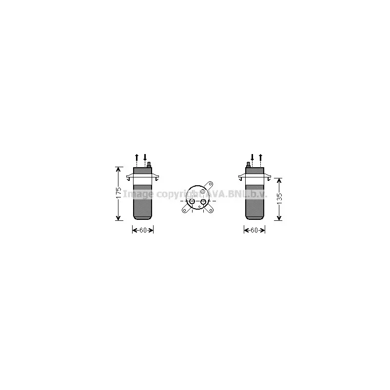 Filtre déshydratant, climatisation AVA QUALITY COOLING RTD446