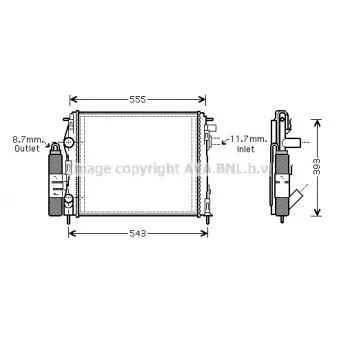 Module de refroidissement AVA QUALITY COOLING RTM323
