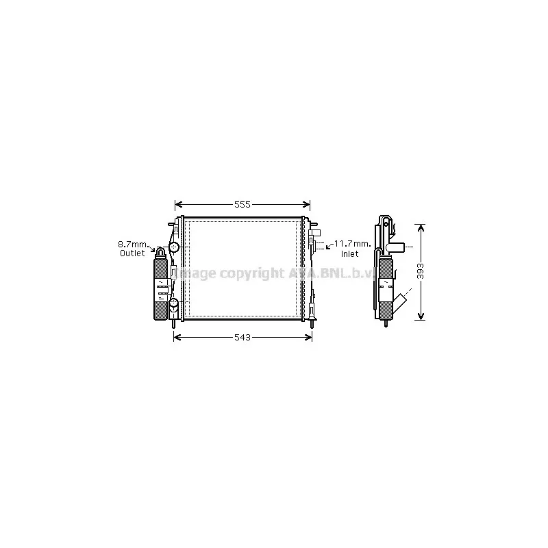 Module de refroidissement AVA QUALITY COOLING RTM323