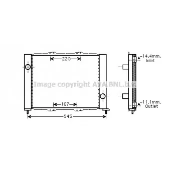 Module de refroidissement AVA QUALITY COOLING RTM388
