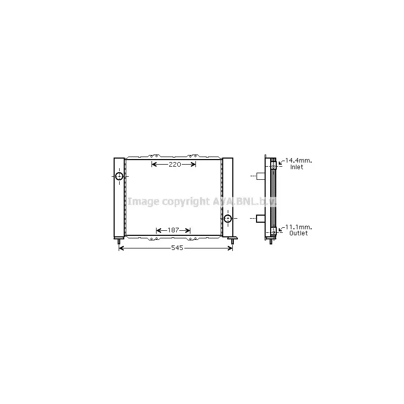 Module de refroidissement AVA QUALITY COOLING RTM388