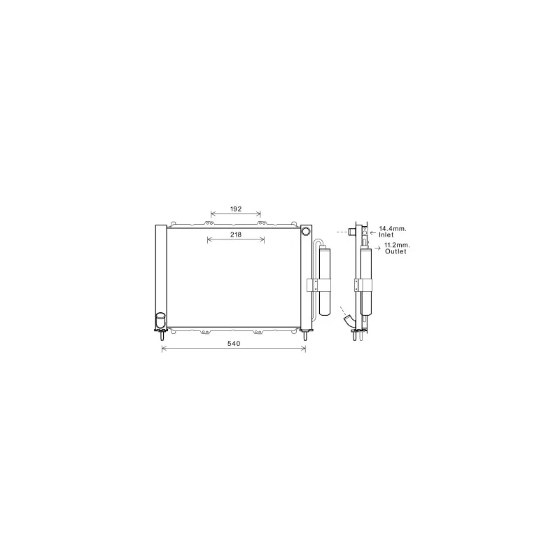 Module de refroidissement AVA QUALITY COOLING RTM497