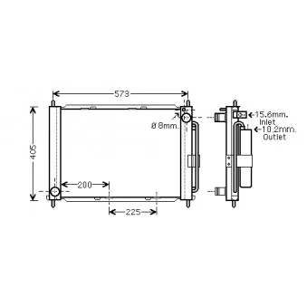 Module de refroidissement AVA QUALITY COOLING RTM499