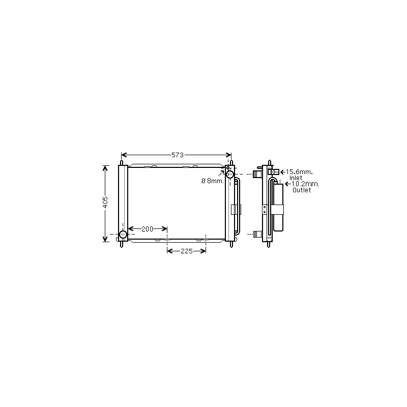 Module de refroidissement AVA QUALITY COOLING RTM499