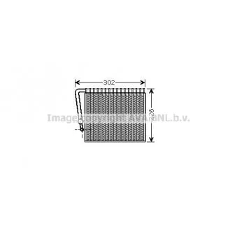 Evaporateur climatisation AVA QUALITY COOLING RTV356