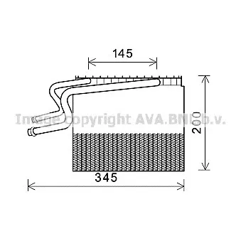 Evaporateur climatisation AVA QUALITY COOLING RTV465