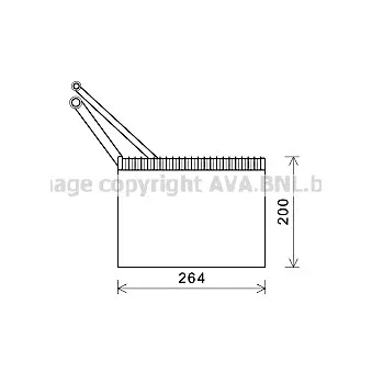 Evaporateur climatisation AVA QUALITY COOLING RTV562