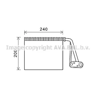 Evaporateur climatisation AVA QUALITY COOLING RTV566