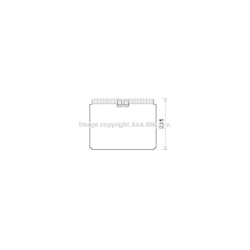 Evaporateur climatisation AVA QUALITY COOLING RTV610