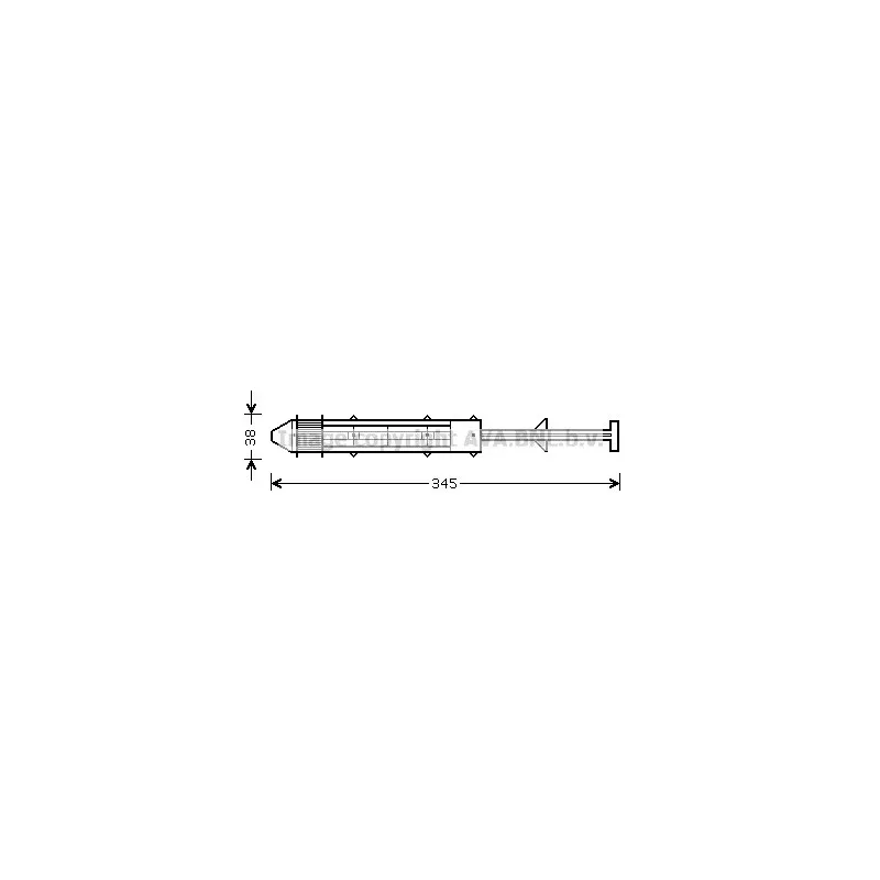 Filtre déshydratant, climatisation AVA QUALITY COOLING SAD012