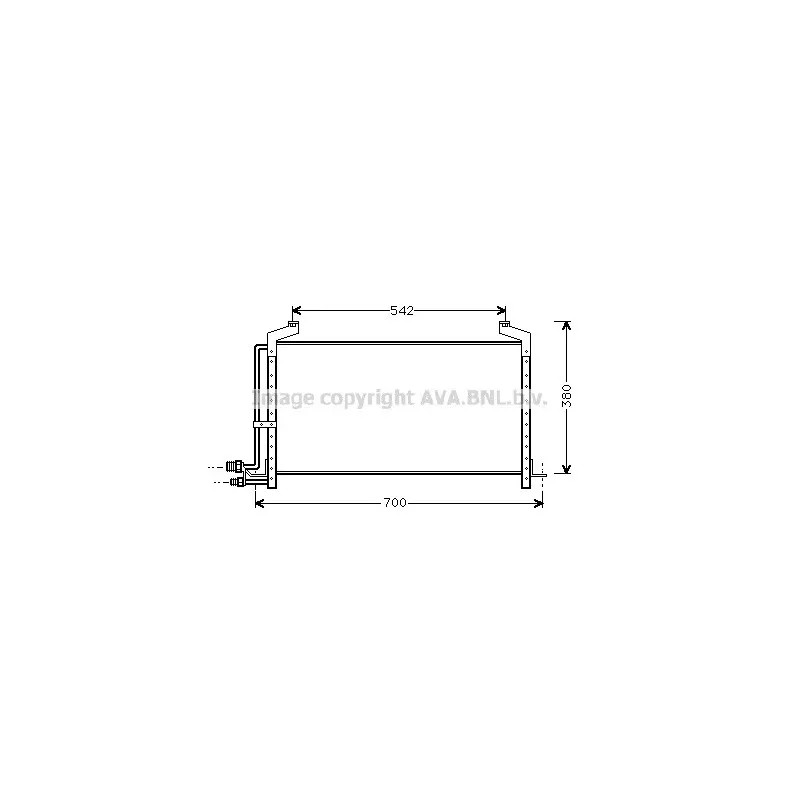 Condenseur, climatisation AVA QUALITY COOLING SB5031