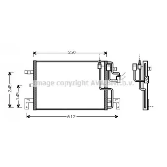 Condenseur, climatisation AVA QUALITY COOLING SB5032