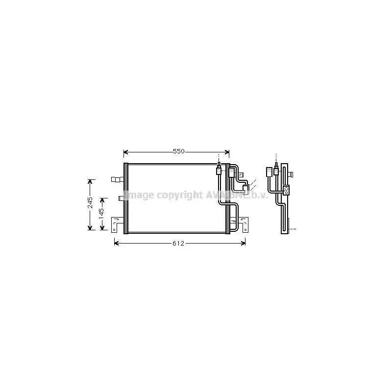 Condenseur, climatisation AVA QUALITY COOLING SB5032