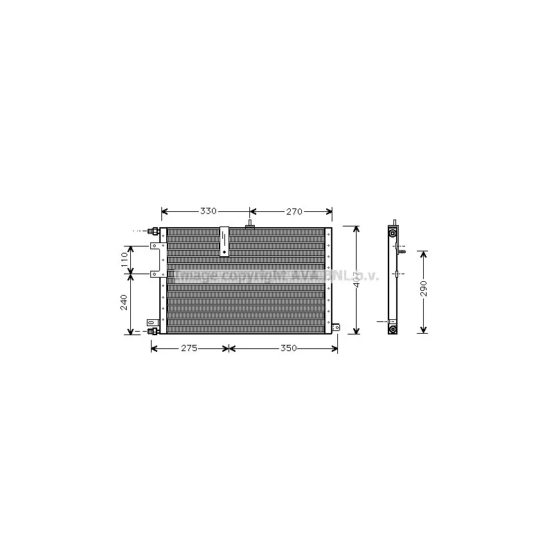 Condenseur, climatisation AVA QUALITY COOLING SB5033