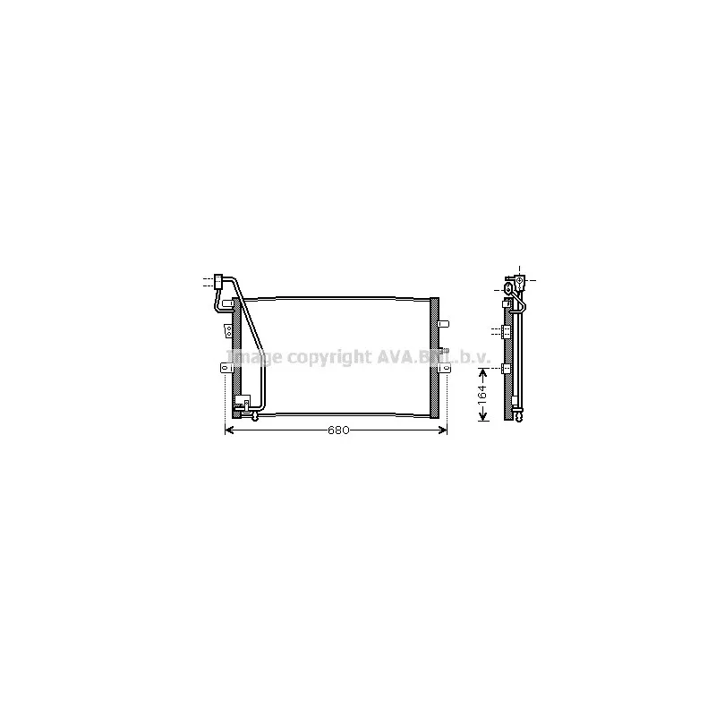 Condenseur, climatisation AVA QUALITY COOLING SB5056