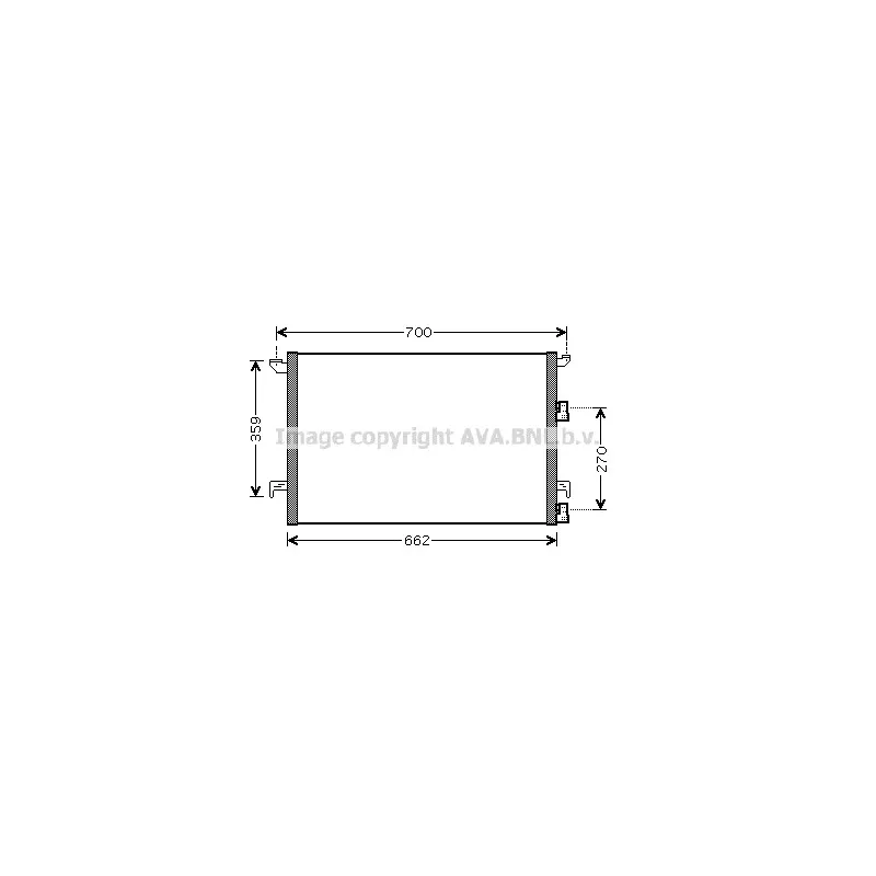 Condenseur, climatisation AVA QUALITY COOLING SB5058D