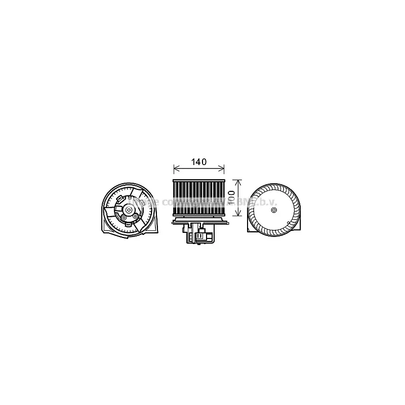 Moteur électrique, pulseur d'air habitacle AVA QUALITY COOLING SB8078